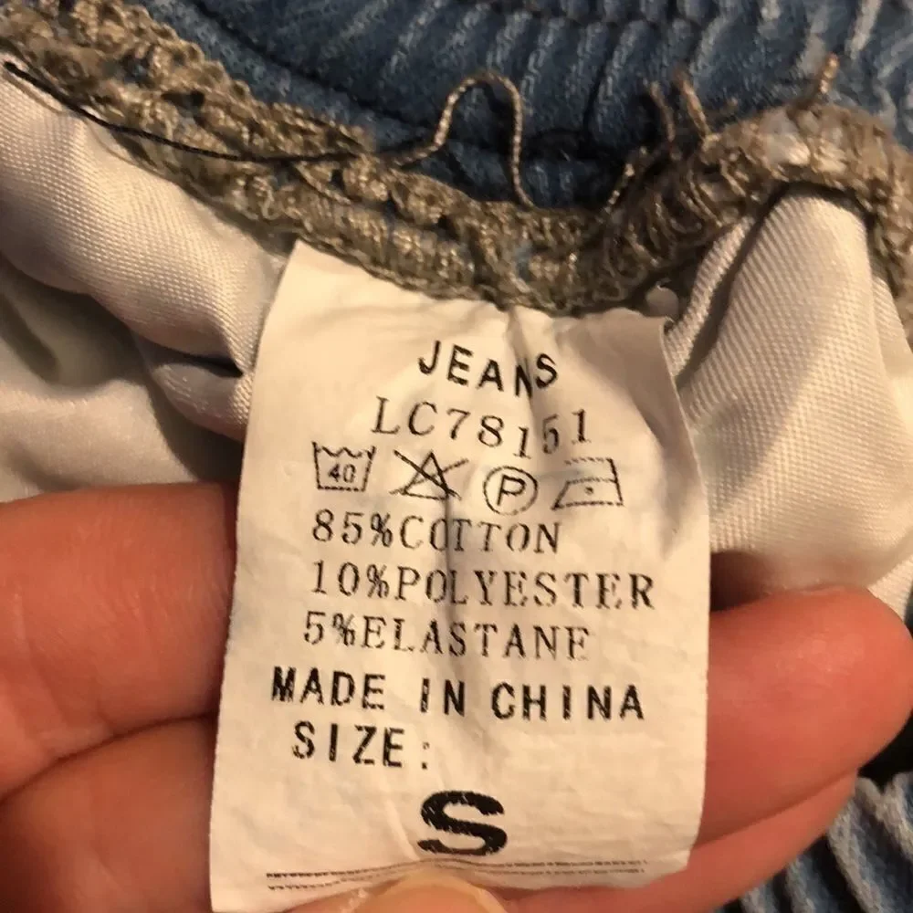 3/$15 elastic waist jeans